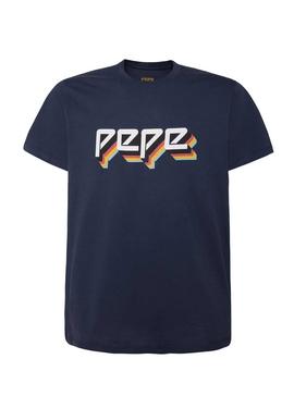 Camiseta Pepe Jeans Theo Marino Hombre