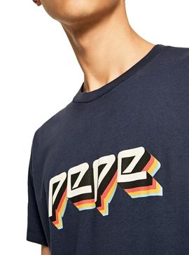 Camiseta Pepe Jeans Theo Marino Hombre