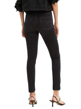 Pantalón Vaquero Levis 721 High Rise Negro Mujer