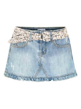 Falda Vaquera Mayoral Fantasia Bleached para Niña