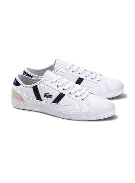 Zapatilla Lacoste Sideline Blanco Mujer