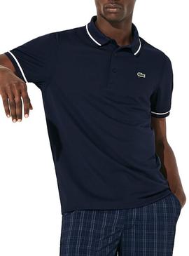 Polo Lacoste Tenis Azul Hombre