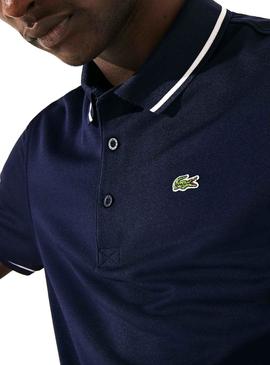 Polo Lacoste Tenis Azul Hombre