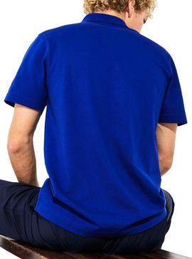 Polo Lacoste Sport Basic Azul Hombre