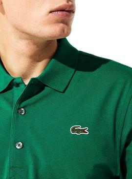 Polo Lacoste Sport Basic Verde Hombre