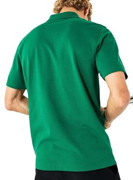 Polo Lacoste Sport Basic Verde Hombre