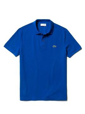 Polo Lacoste Slim Fit Azul Hombre