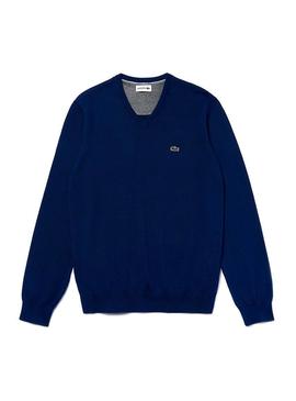 Jersey Lacoste Peak Azul Hombre