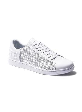 Zapatillas Lacoste Carnaby Evo Perforado Blanco