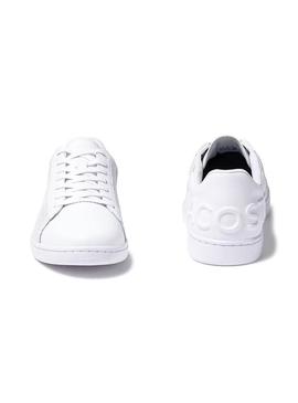 Zapatillas Lacoste Carnaby Evo Perforado Blanco