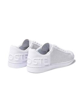 Zapatillas Lacoste Carnaby Evo Perforado Blanco