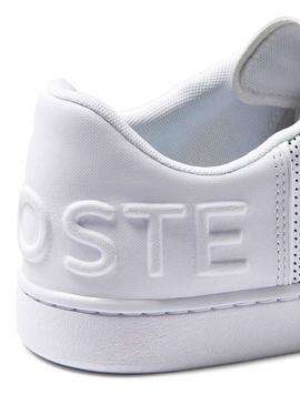 Zapatillas Lacoste Carnaby Evo Perforado Blanco