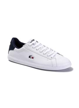 Zapatillas Lacoste Graduate Blanco Hombre