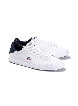 Zapatillas Lacoste Graduate Blanco Hombre