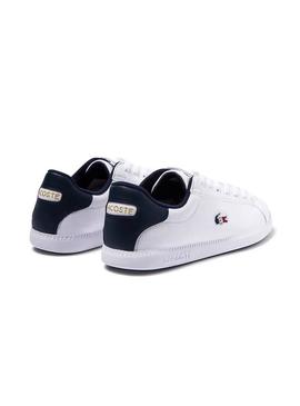 Zapatillas Lacoste Graduate Blanco Hombre