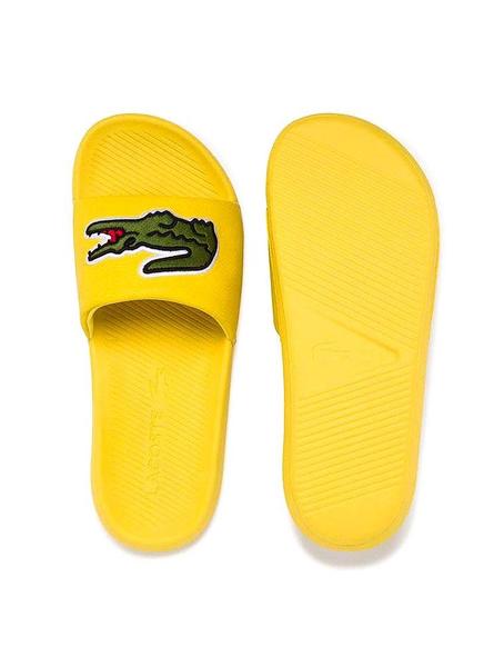 Chanclas lacoste top amarillas