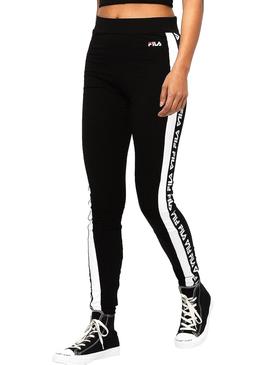 Leggings Fila Tasya Negro Mujer