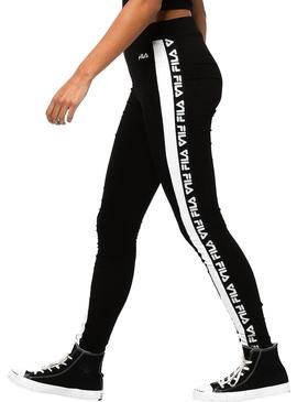 Leggings Fila Tasya Negro Mujer