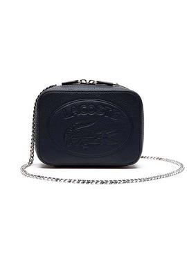 Bolso Lacoste Croco Azul Mujer