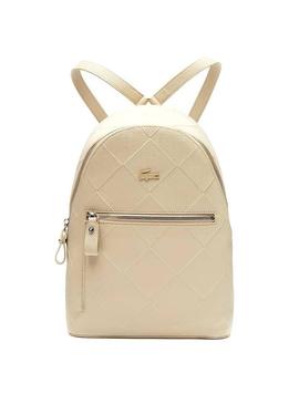 Mochila Lacoste Daily Beige Mujer