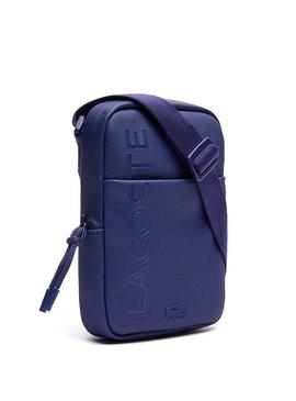 Bolso Lacoste Plano Azul Hombre 