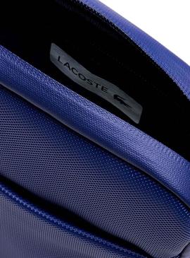 Bolso Lacoste Plano Azul Hombre 