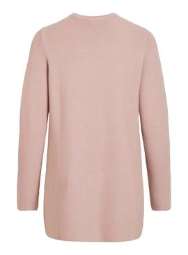 Cardigan Vila Vilalaine Rosa Mujer