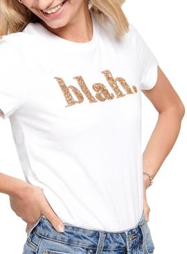 Camiseta Only Gita Blanco Para Mujer