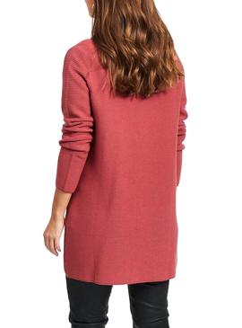 Cardigan Vila Vilalaine Coral para Mujer