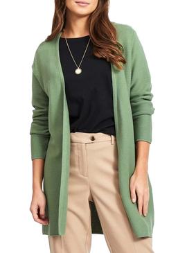 Cardigan Vila Vilalaine Verde Mujer