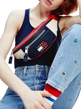 Riñonera Tommy Jeans Heritage Marino Hombre Mujer