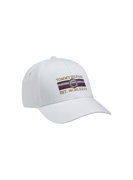 Gorro Tommy Hilfiger Seasonal Icon Blanco Hombre