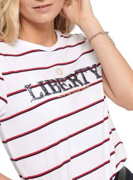 Camiseta Only Kita Life Blanco Para Mujer