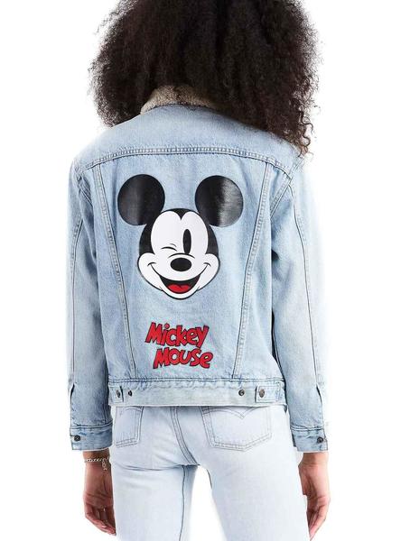 Lograr cache Guerrero Cazadora Levis Sherpa Levis Hey Mickey Para Mujer