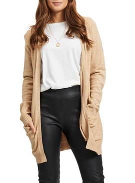 Chaqueta Vila Viril Camel Mujer