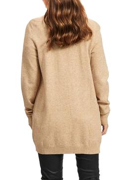 Chaqueta Vila Viril Camel Mujer