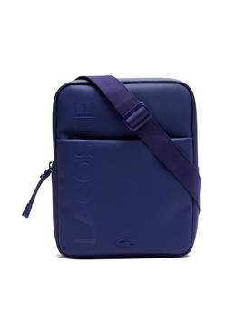 Bolso Lacoste Azul Para Hombre