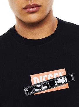 Camiseta Diesel Diego Negro Hombre