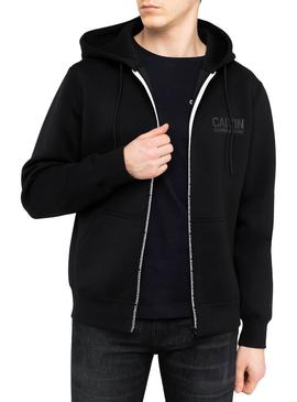 Sudadera Calvin Klein Neoprene Negro Hombre