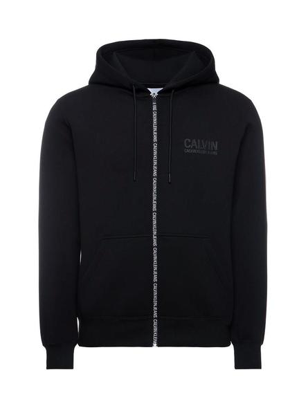 Sudadera Negra con Capucha Calvin Klein Hombre – Desti moda