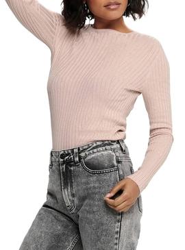 Jersey Only Natalia Rosa Para Mujer