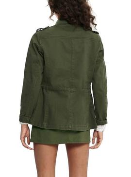 Parka Only Sika Verde para Mujer