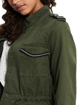 Parka Only Sika Verde para Mujer