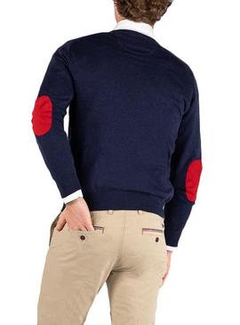 Jersey El Ganso Jumper Elbow Marino Hombre