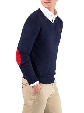 Jersey El Ganso Jumper Elbow Marino Hombre