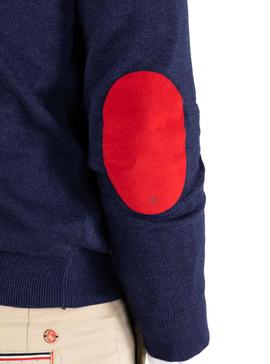 Jersey El Ganso Jumper Elbow Marino Hombre
