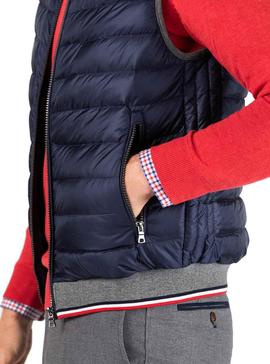 Chaleco El Ganso Down Basic Marino Hombre