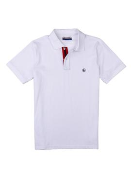 Polo El Ganso Logo Blanco Hombre