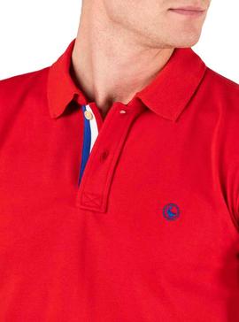 Polo El Ganso Logo Rojo Hombre