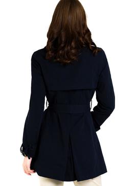 Gabardina Naf Naf Menk Marino Para Mujer